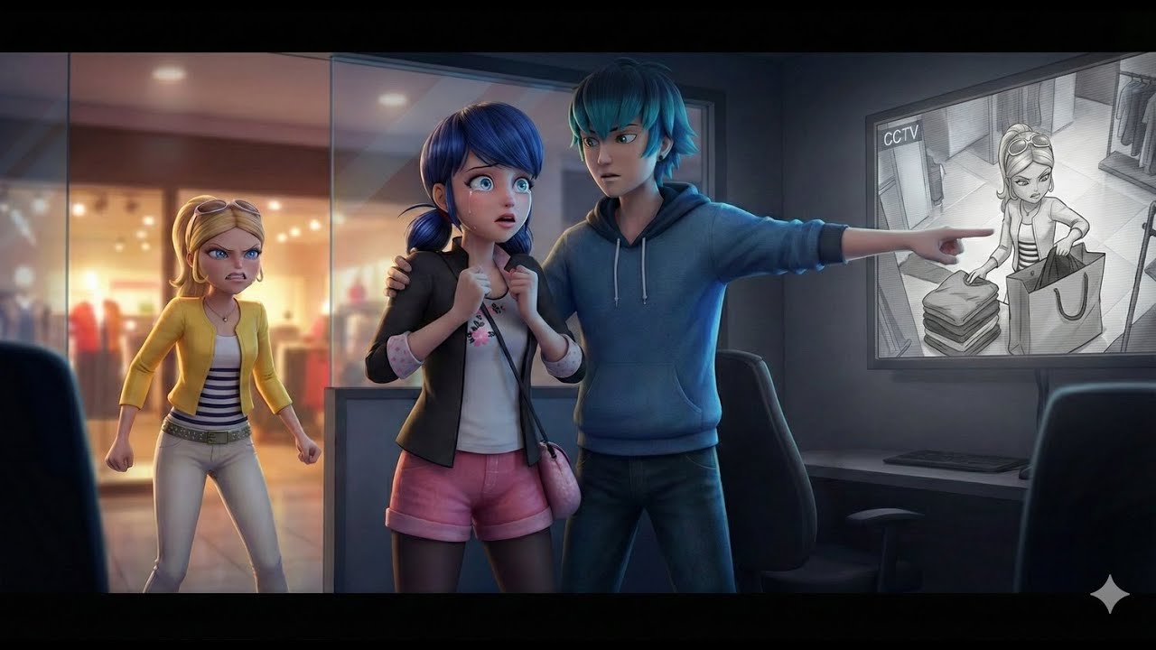 Luka saves Marinette from being arrested. 😱, Chloe plan fails.@LadyBugFamily88