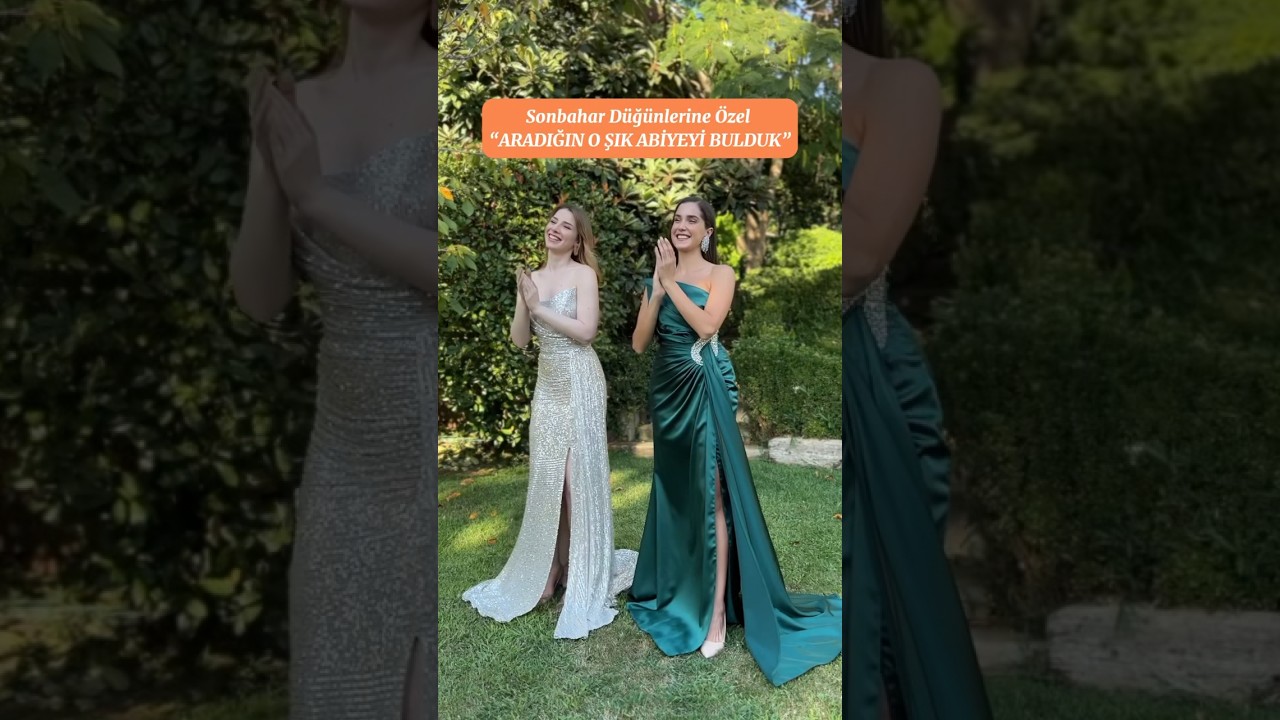 Aradığın o zarif abiye 399 TL&rsquo;den başlayan fiyatlarla denizbutik.com&rsquo;da✨ #wedding #weddingdress