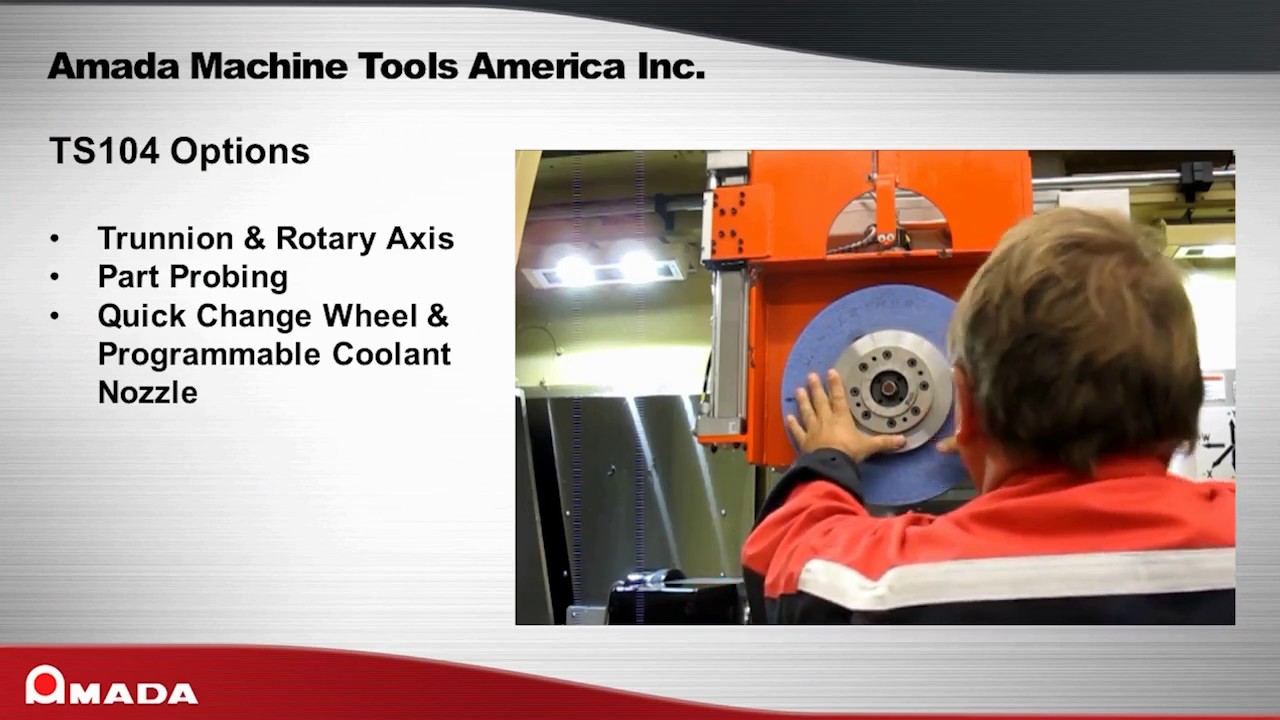 Amada Techster Mid Size Series CNC Creep Feed, Profile and Surface Grinders