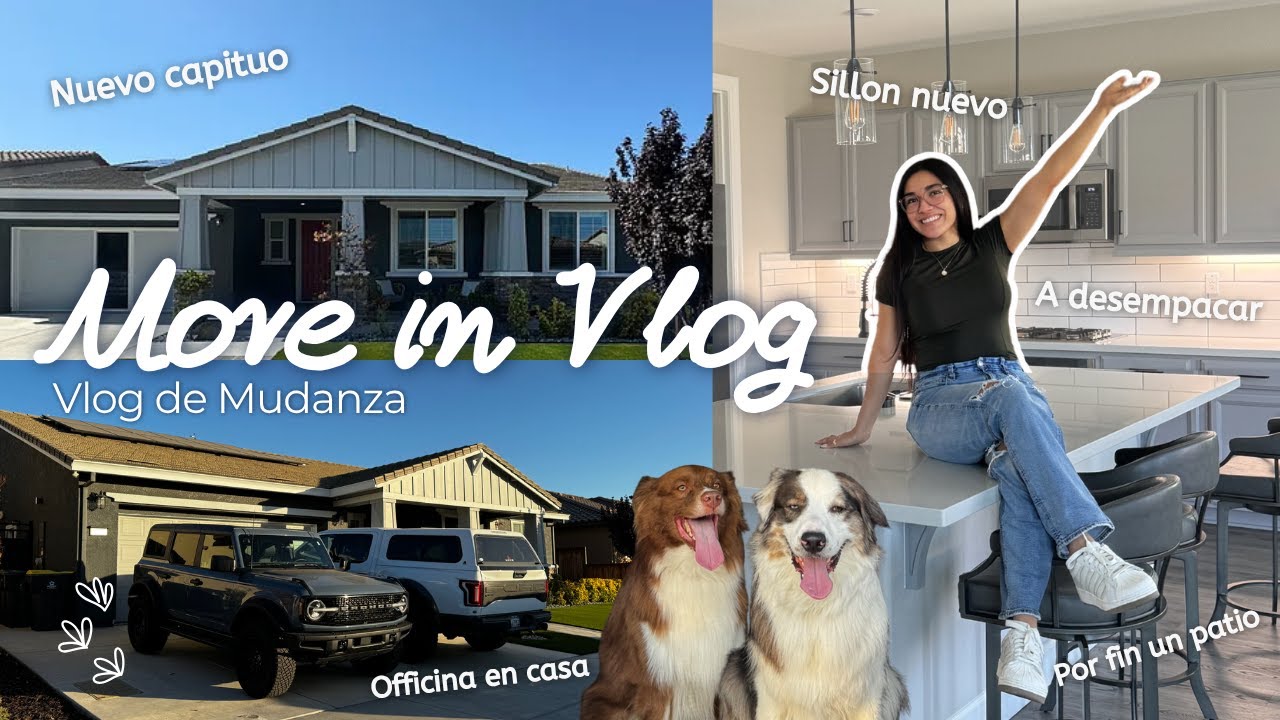 Vlog de Mudanza: Tour de mi casa y mucho que desempacar
