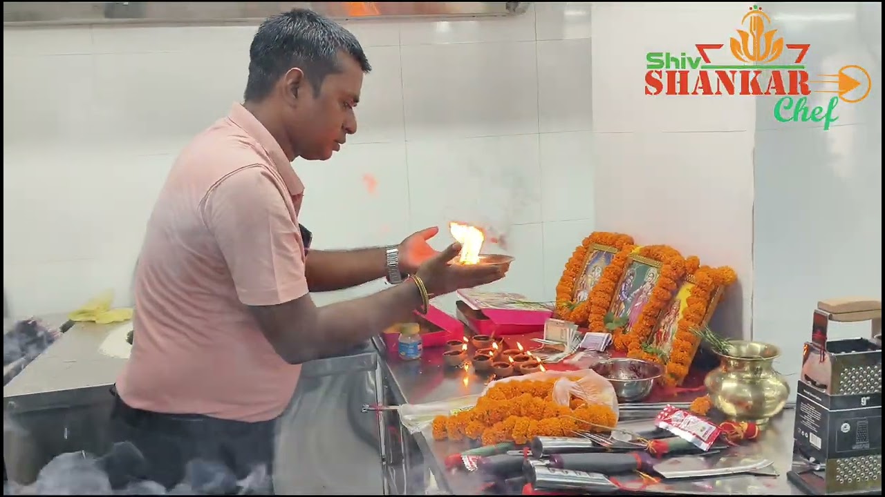 New kitchen opening setup !! New Kitchen Setup Pooja !! Hotel Balaji Palace