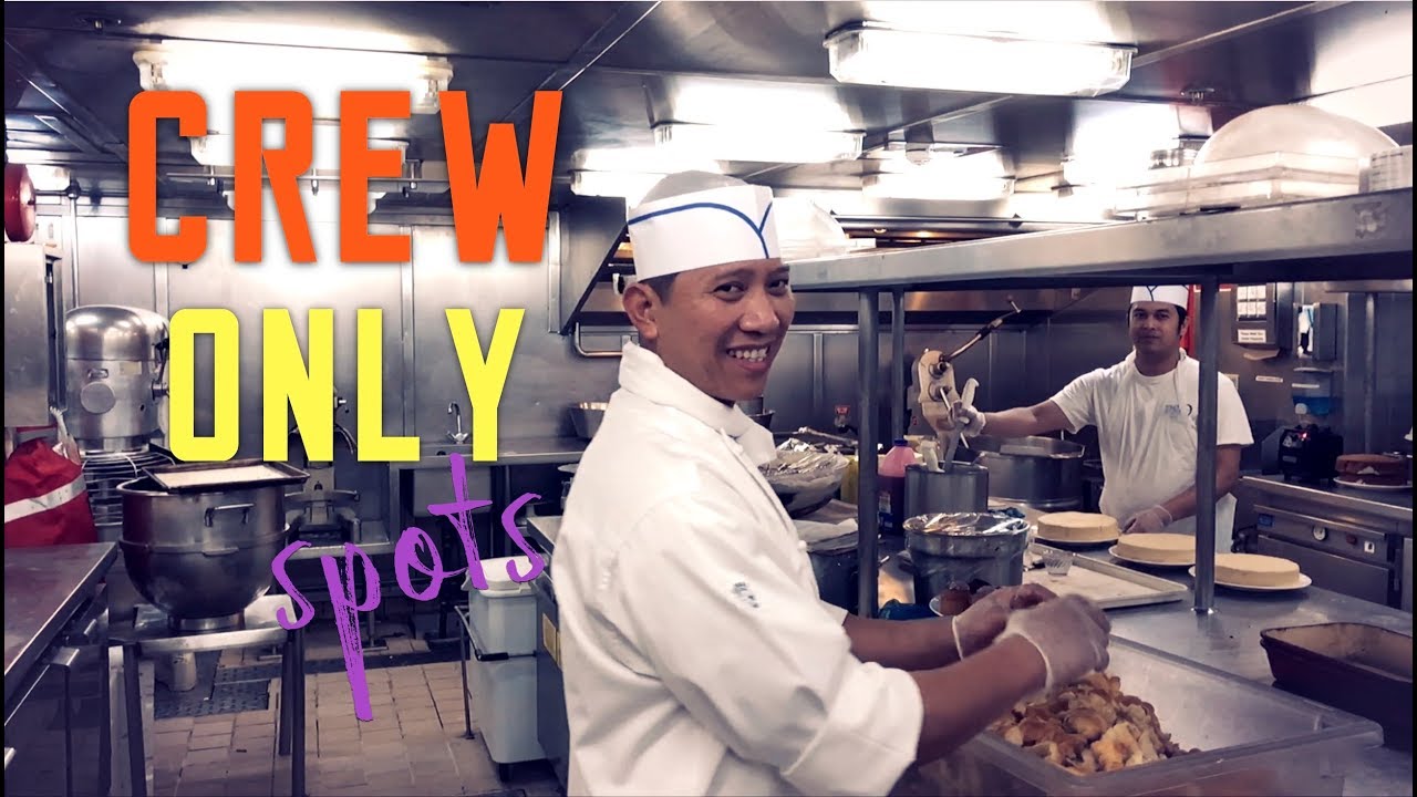 CREW ONLY TOUR on a Cruise Ship