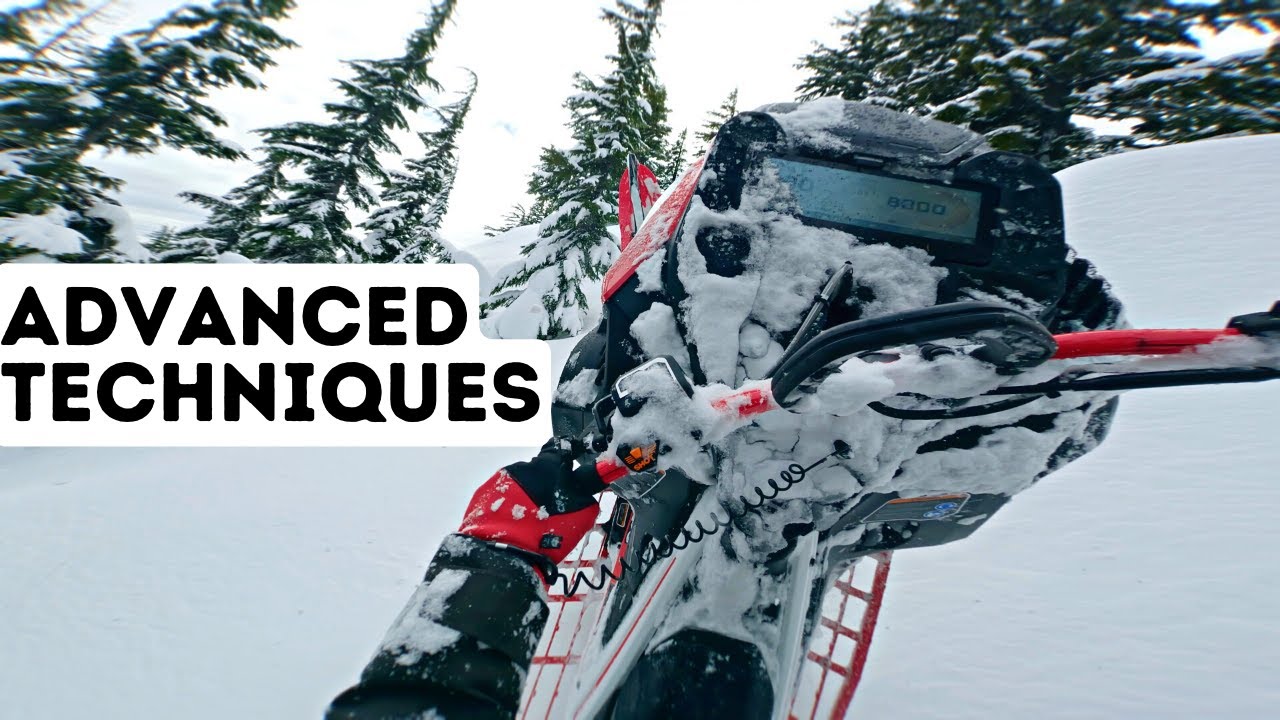 ON SLED Advanced Riding Technique  - GOPRO Hero 11 Mini SHREDDING!