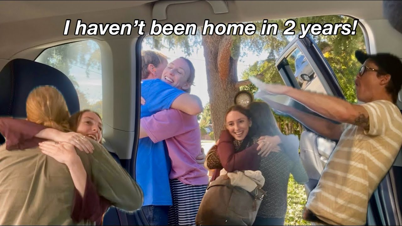 surprising my family after two years abroad! (they had no idea)
