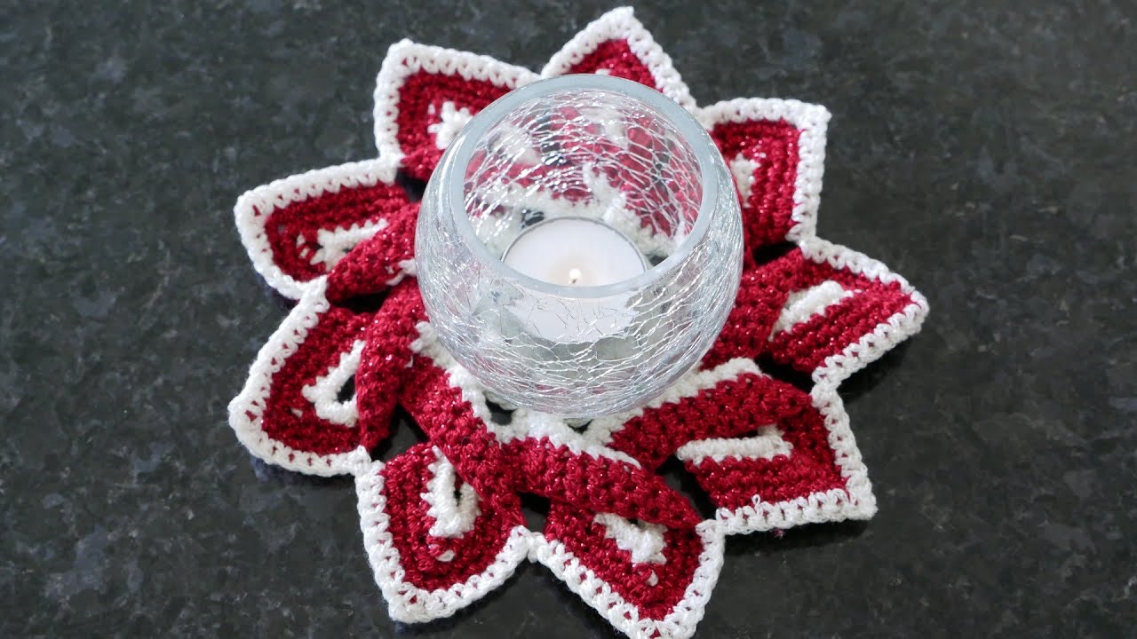 Tuto décoration de table Noël au crochet