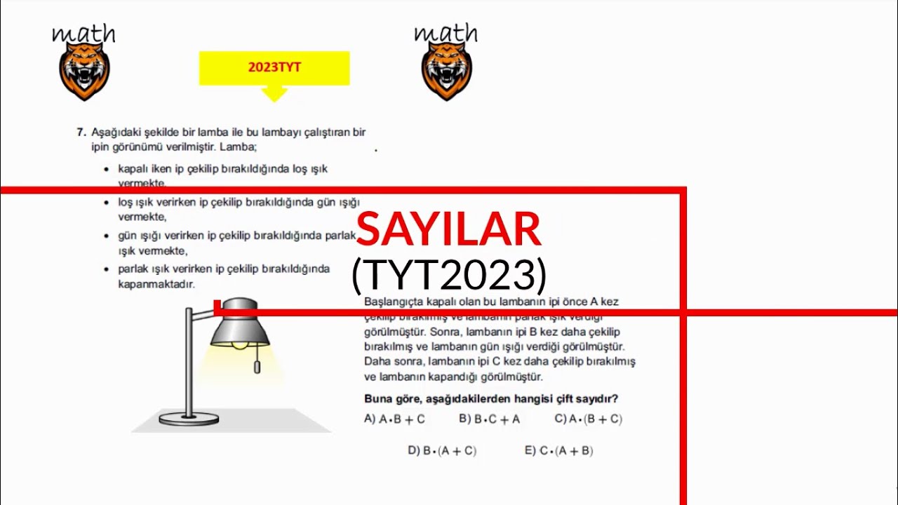 SAYILAR-(Lamba Sorusu)(TYT2023)