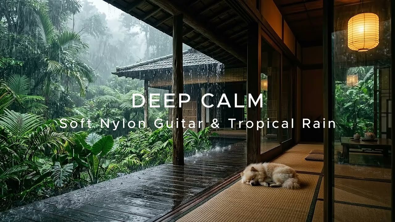 Rainy Night in a Japanese Forest House 🌿 Deep Sleep & Zen Ambience [3 HOURS]