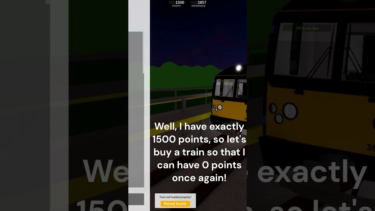 Back To 0 Points #railway #scr #roblox #train