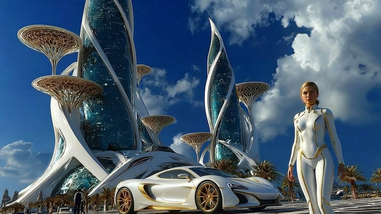 Life in the Year 2200 (4K): Future of Humanity, AI Civilizations & Space Empires