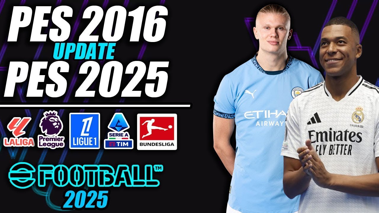 CARA INSTALL PES 2016 UPDATE PATCH 2025 DI LAPTOP ATAU PC | ALL COMPETITIONS