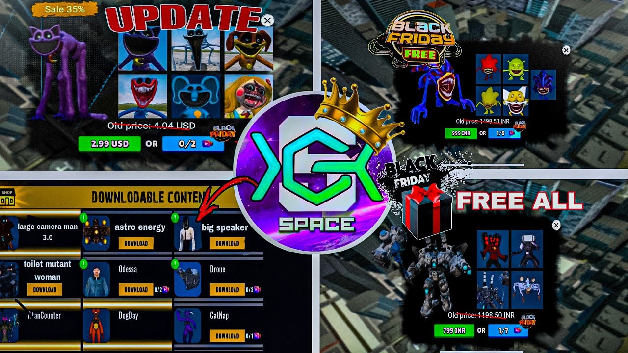 NEXBOTS IN PLAYGROUND MOD BLACK FRIDAY EVENT ALL ITEMS FREE 😱🥳||#zoonomaly #garrysmod #skibiditoilet