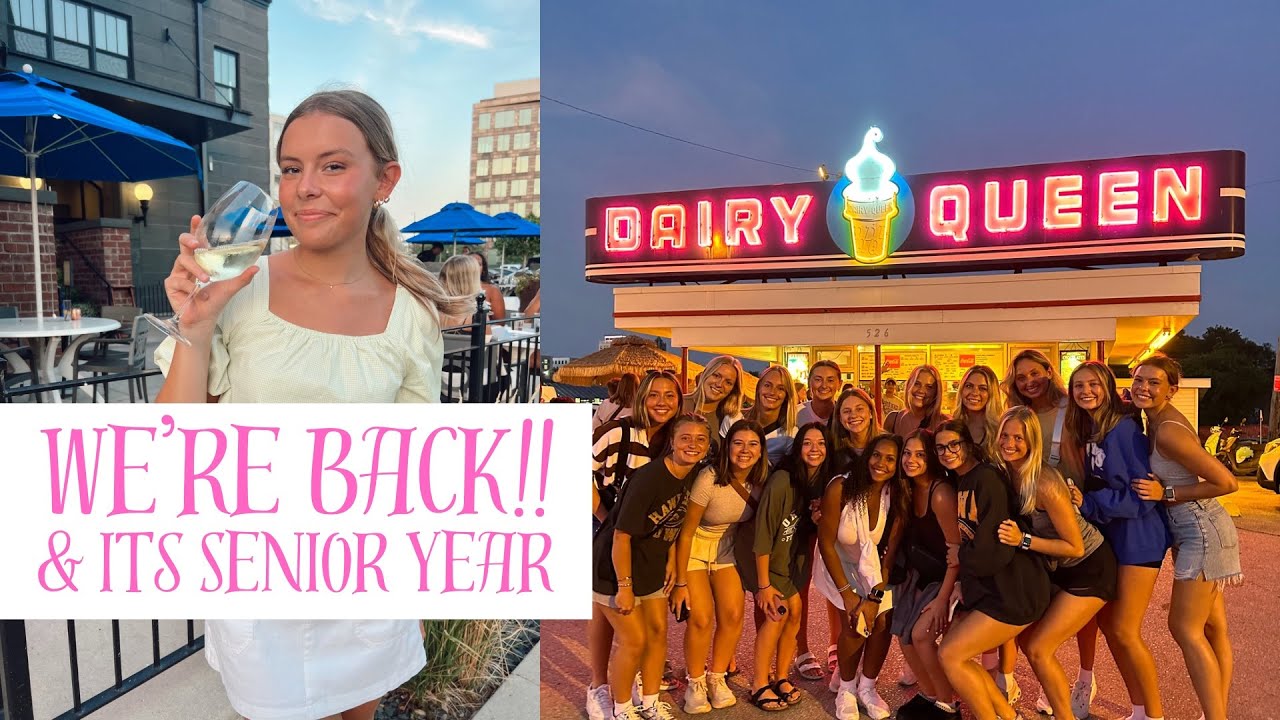 We’re back and it’s senior year!