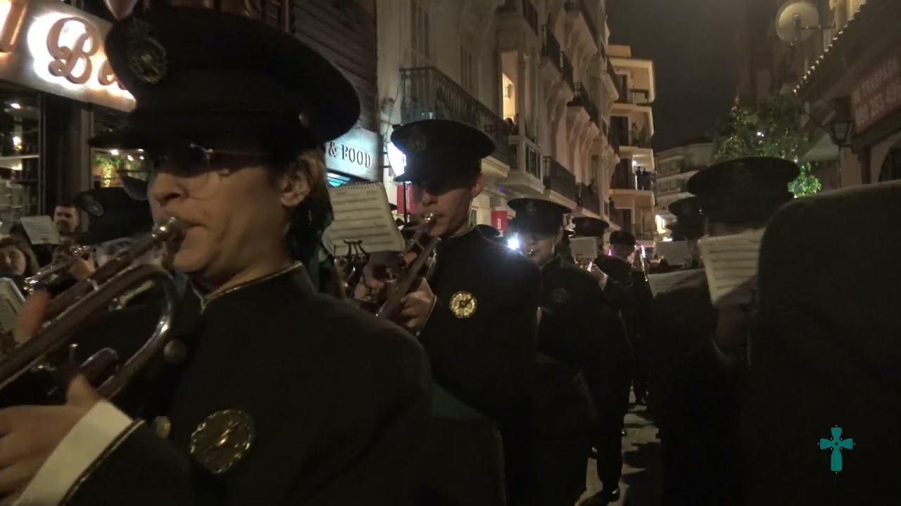 Nazareno de los Pasos (Hermandad del Rocío) Málaga 2024. Suena “Nazareno y Gitano”