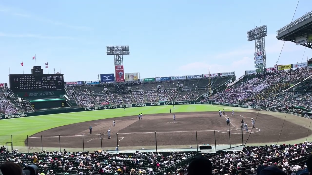 20220808甲子園　天理vs山梨学院　山梨学院 BIG WAVE(チャンステーマ)→得点