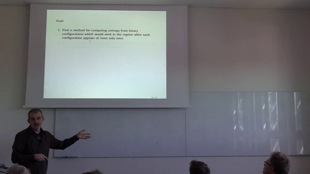 [S18] Entropy from Machine Learning - R. Janik