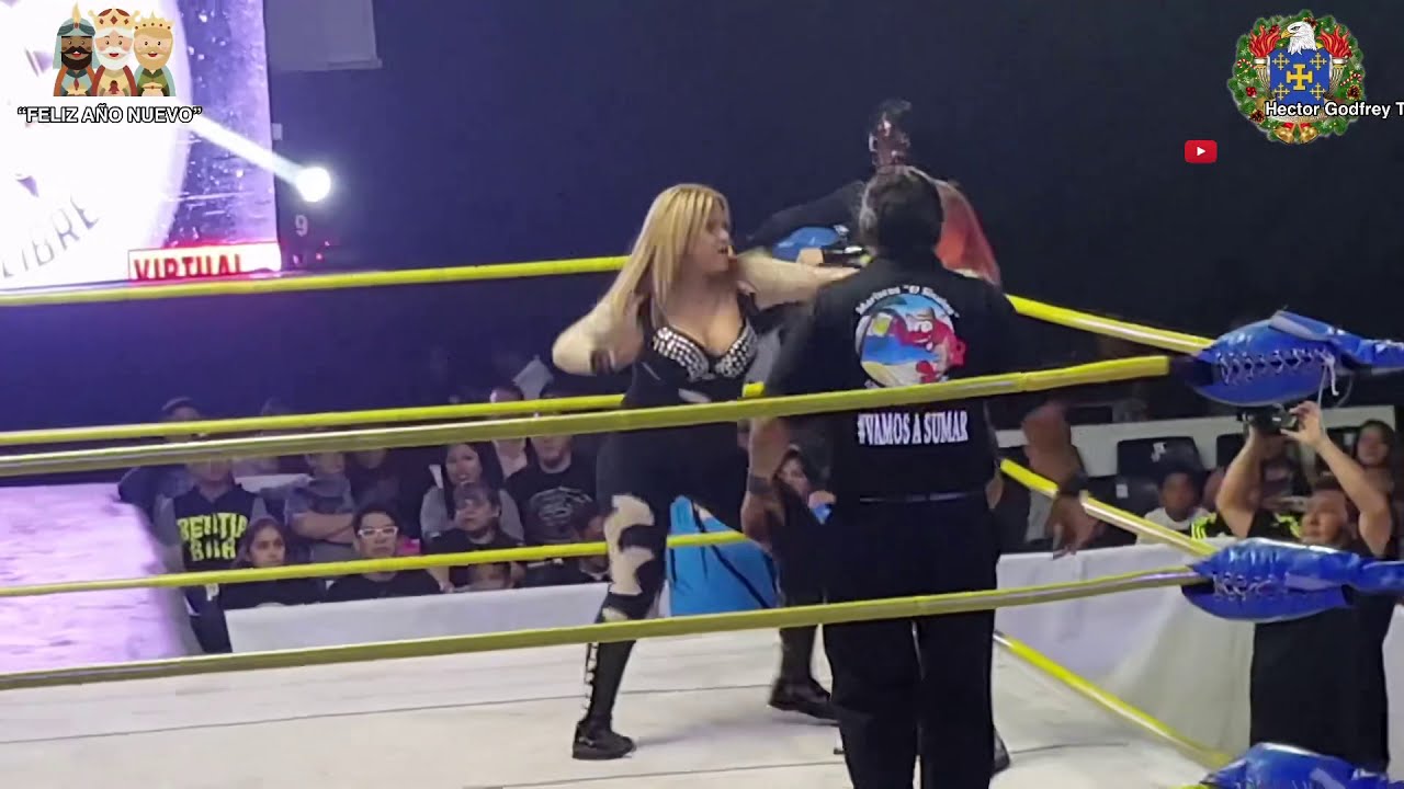 Rossy Moreno & Tiffany VS Baronessa & Diosa Quetzal