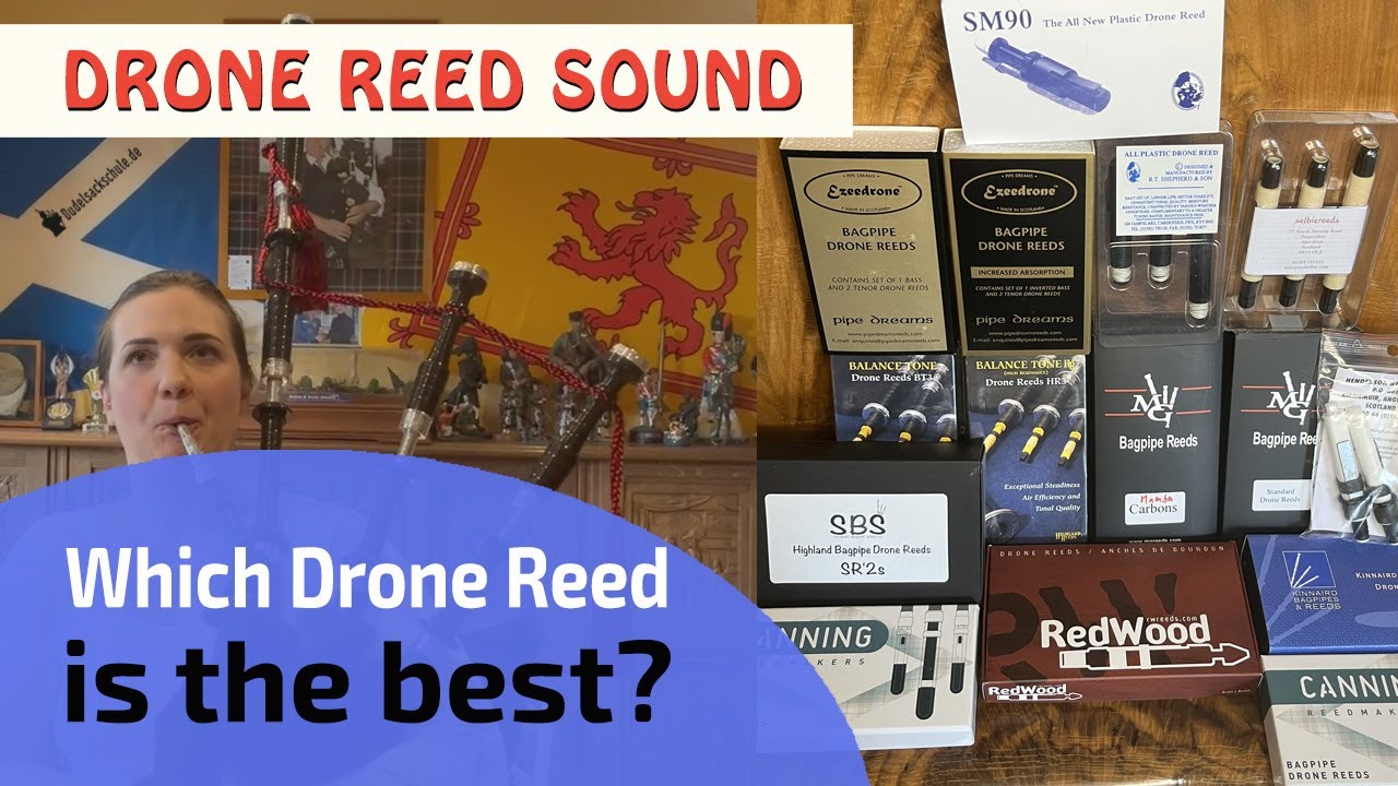 Which synthetic Drone Reeds sound BEST in Bagpipes? | Sound Test for the Highland Bagpipe 🔊🎵🎶
