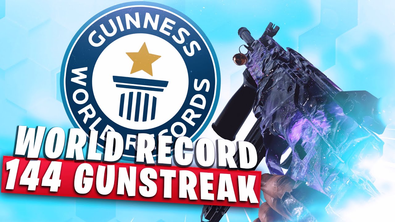 WORLDS HIGHEST *SOLO* GUNSTREAK NON LETHAL (144) ON BLACK OPS COLD WAR ( WORLD RECORD )