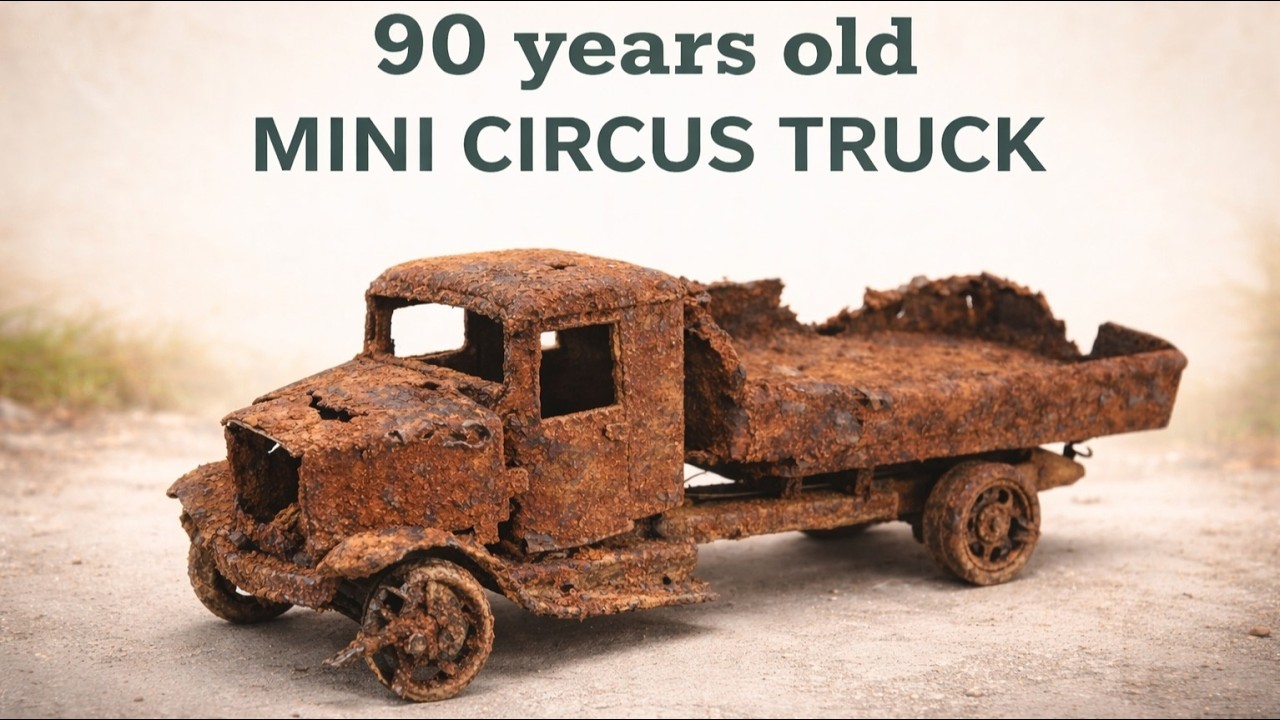 Restoration of Abandoned 1932 Vintage Circus Truck With Real Wild Tiger