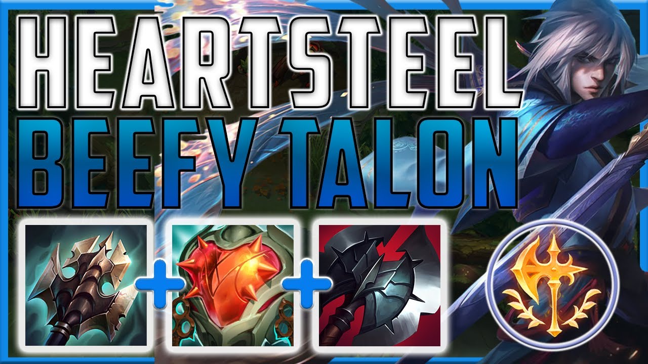Changing Talon into a BEEFY fighter assassin with Heartsteel?! - Heartsteel Talon | Season 14 LoL