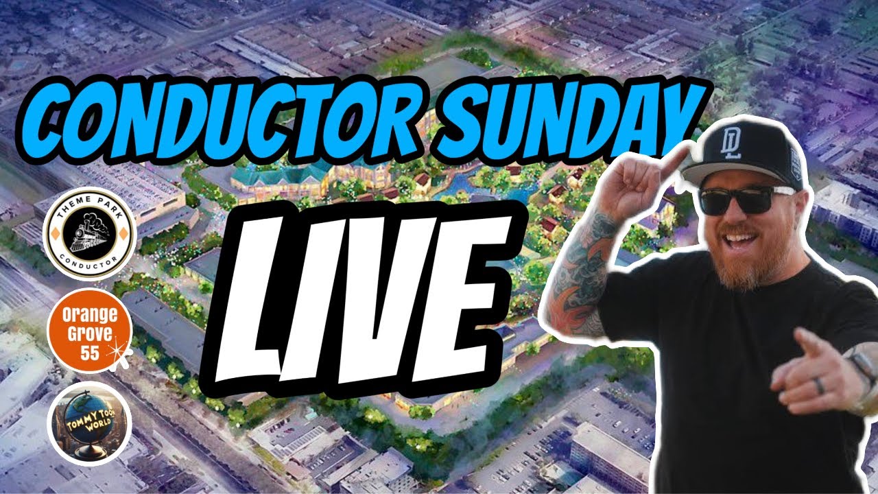 Theme Park Discussion w/ Hey Brickey | Conductor Sunday LIVE