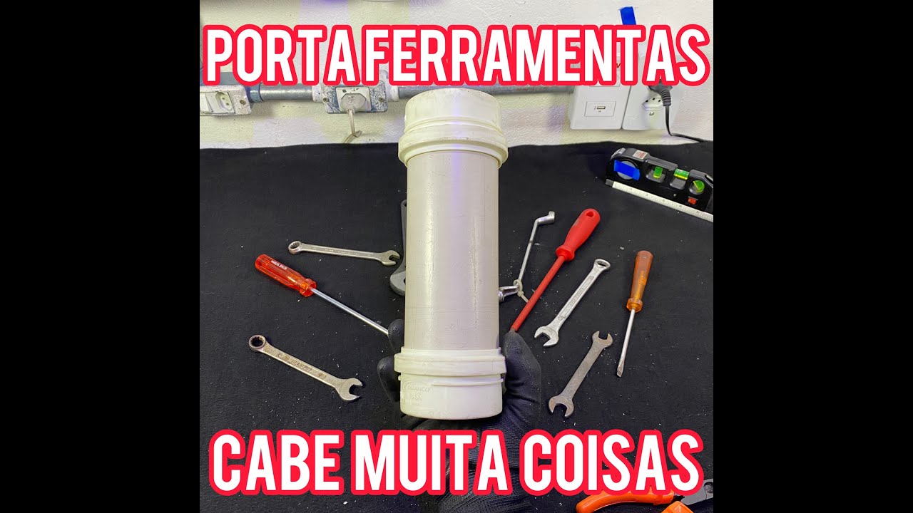 Porta ferramentas de pvc