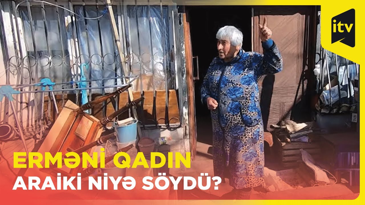 Xankəndidə erməni qadınla İTV əməkdaşının söhbəti