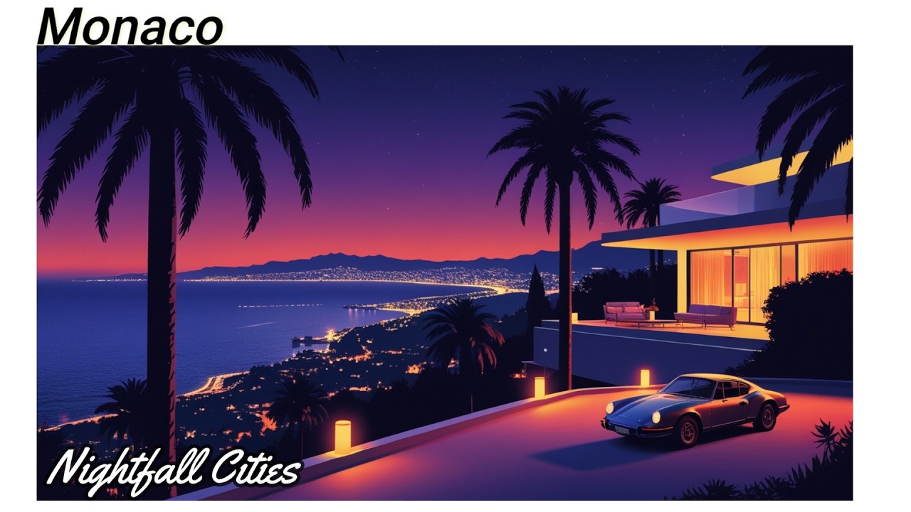 Jazz House Mix | Monaco Night Drive | Smooth Late Night Grooves