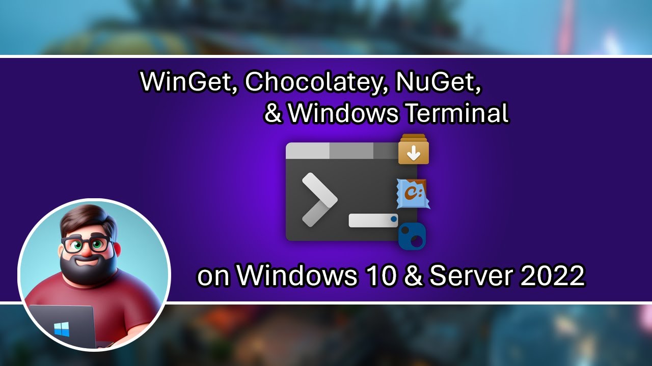 WinGet, Chocolatey, NuGet и Windows Terminal на Windows 10 и Server 2022