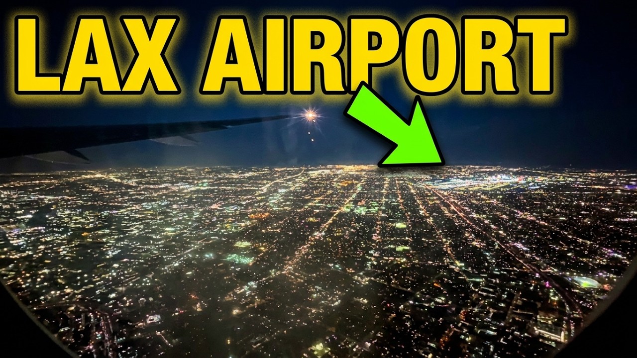 Cathay Pacific CX880 Landing at LAX | Boeing 777-300ER Final Approach &ndash; Stunning Los Angeles Arriva