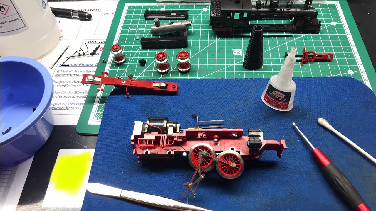 Trix Express Bastler-Vielen Dank für 100 Abonnenten🥰Trix BR 73 analog Reparatur. u.Zugaben bei Kauf