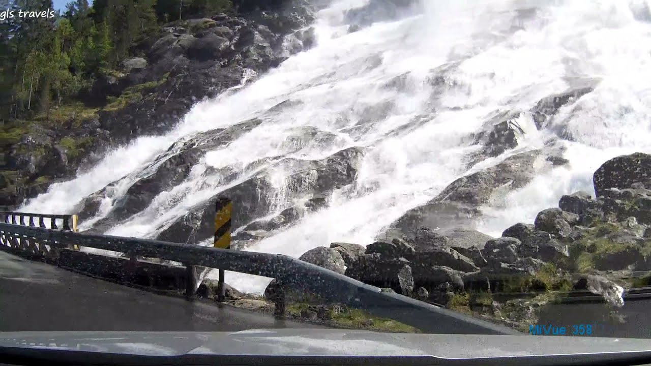 Norway Nature - The Drive from Furebergsfossen to Utne
