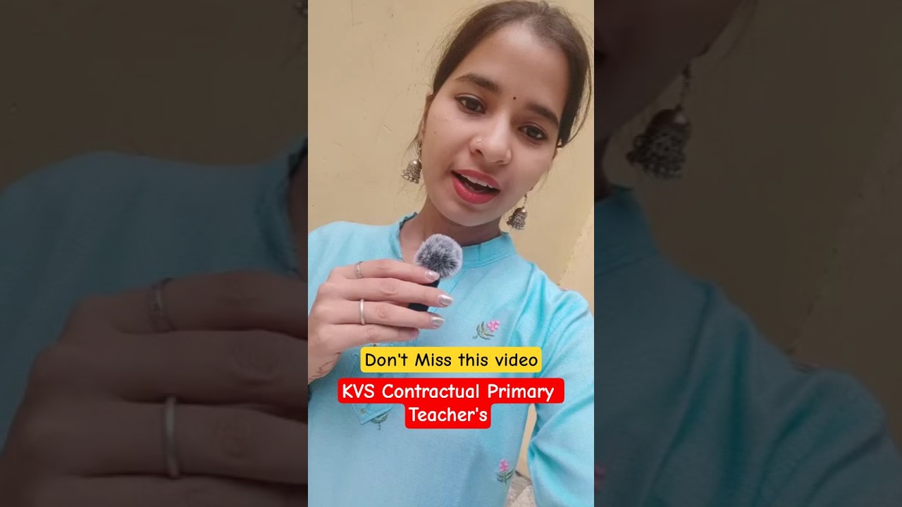 Don&rsquo;t Miss This! KVS Contractual Teachers ke liye Portfolio Tips & Ideas || KVS Primary Teacher #kvs