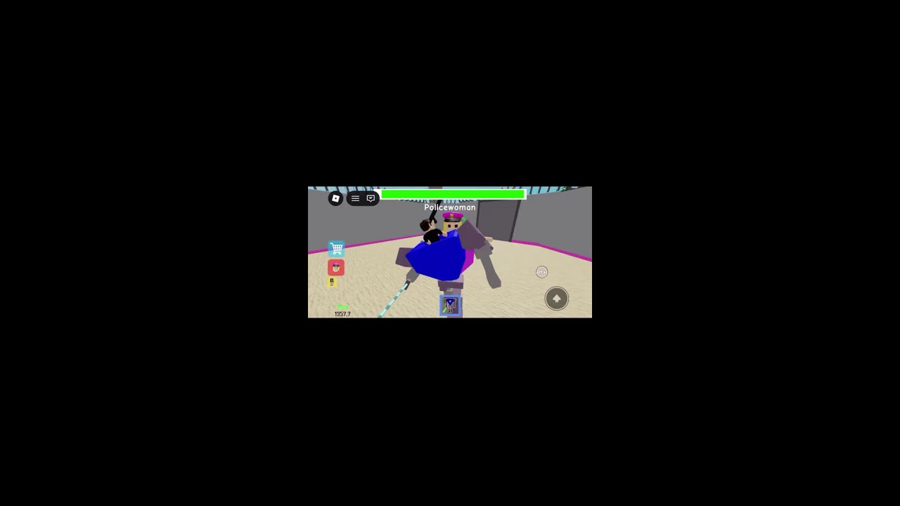 Police girl 👧🏻 prison run (obby) #verticalfeed  #prisonescape