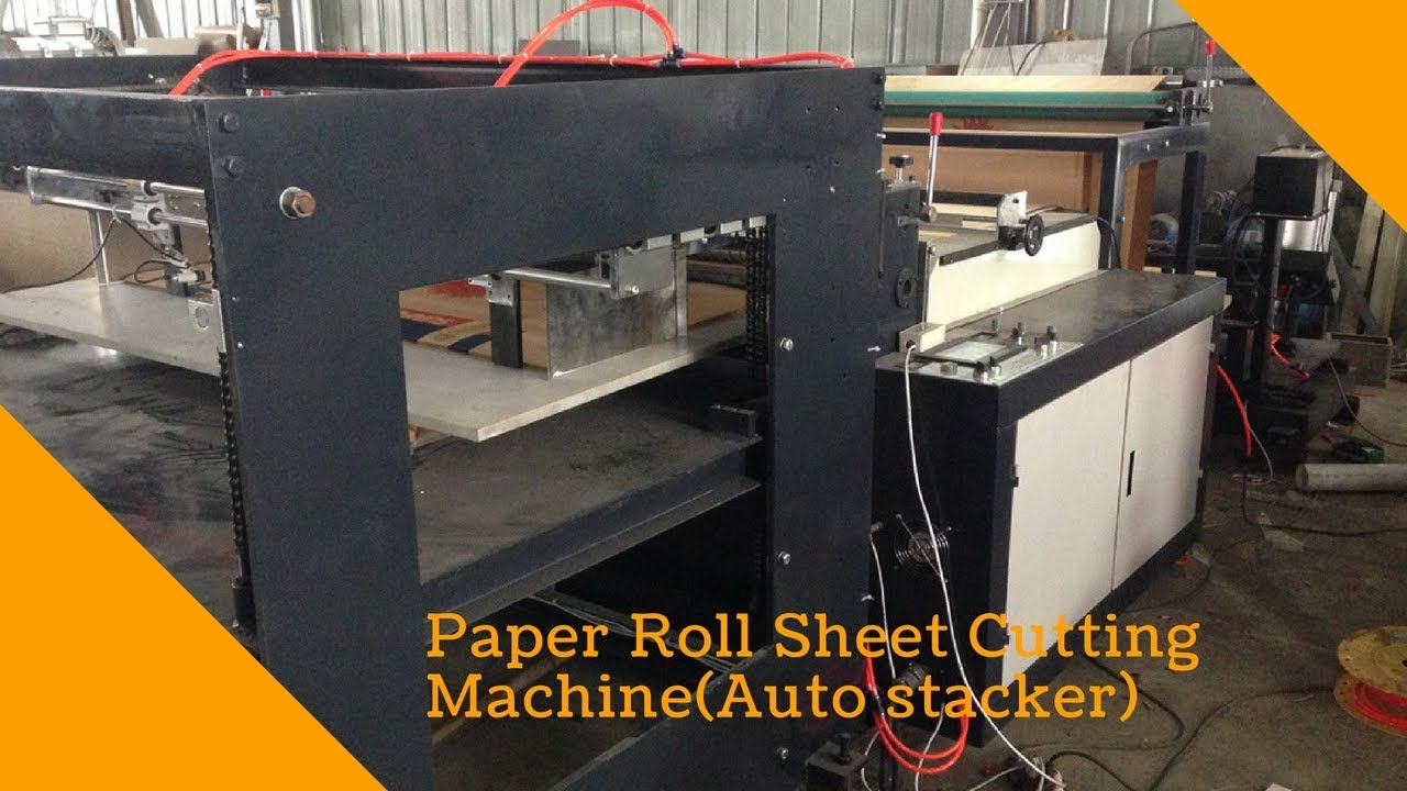 Paper Roll Sheet Cutting Machine(Auto Stacker)