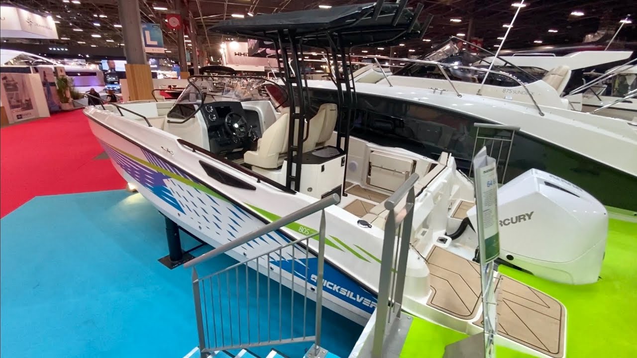 Nouveau QUICKSILVER 805 Open : visite guidée avec Moteur Boat !