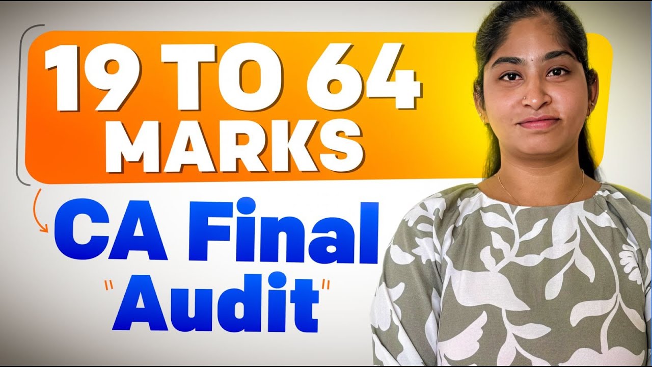 She Scored 64 in CA Final Audit | CA Final Result Sept 25 | CA Final Strategy | CA RAJ BADIYANI