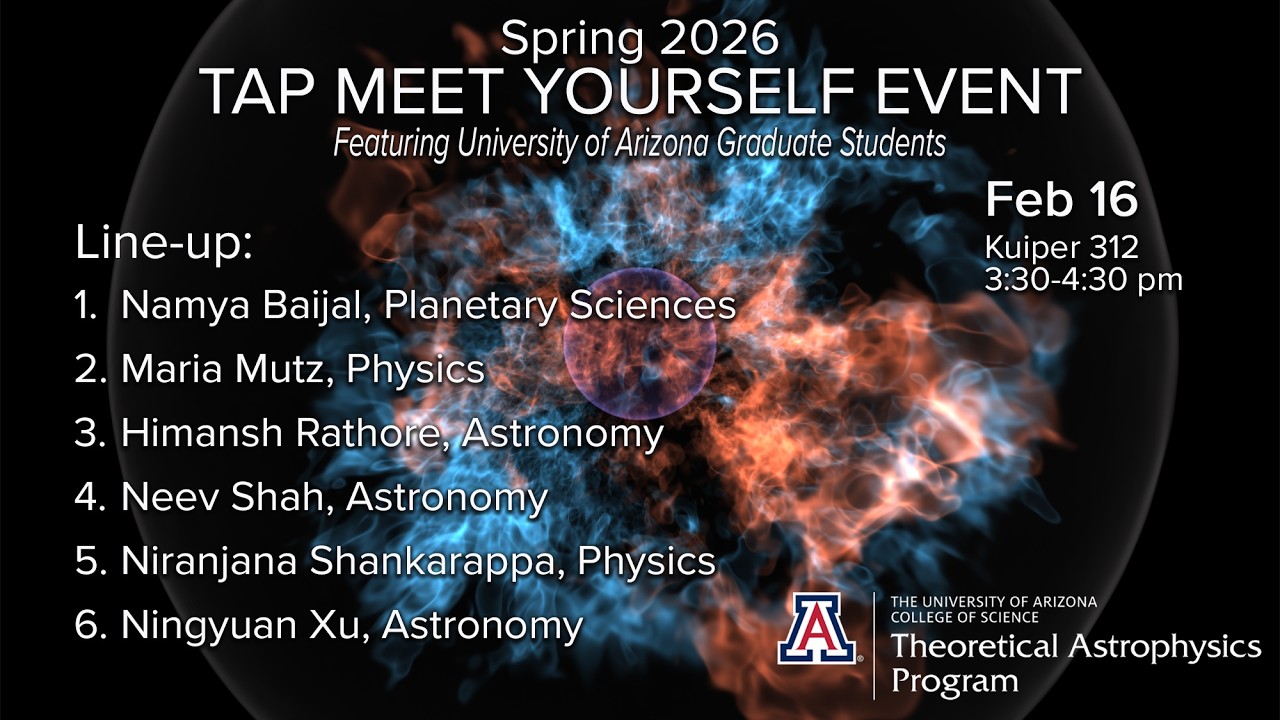 Spring 2026 Meet Yourself Event, featuring University of Arizona Graduate Students