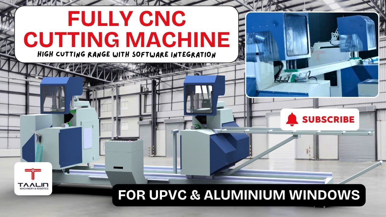 Fully CNC Cutting Machine with 600mm Blade for uPVC & Aluminium Windows & Doors | Cutting Machine