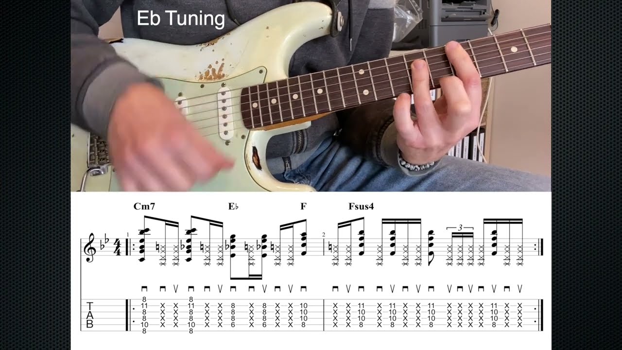 Fast Triplet Funk Guitar Tuto