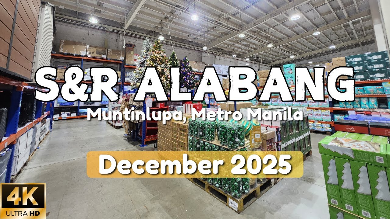 [4K] Inside S&R Alabang 2025: Shocking Grocery Prices, Best Deals & Imported Finds!