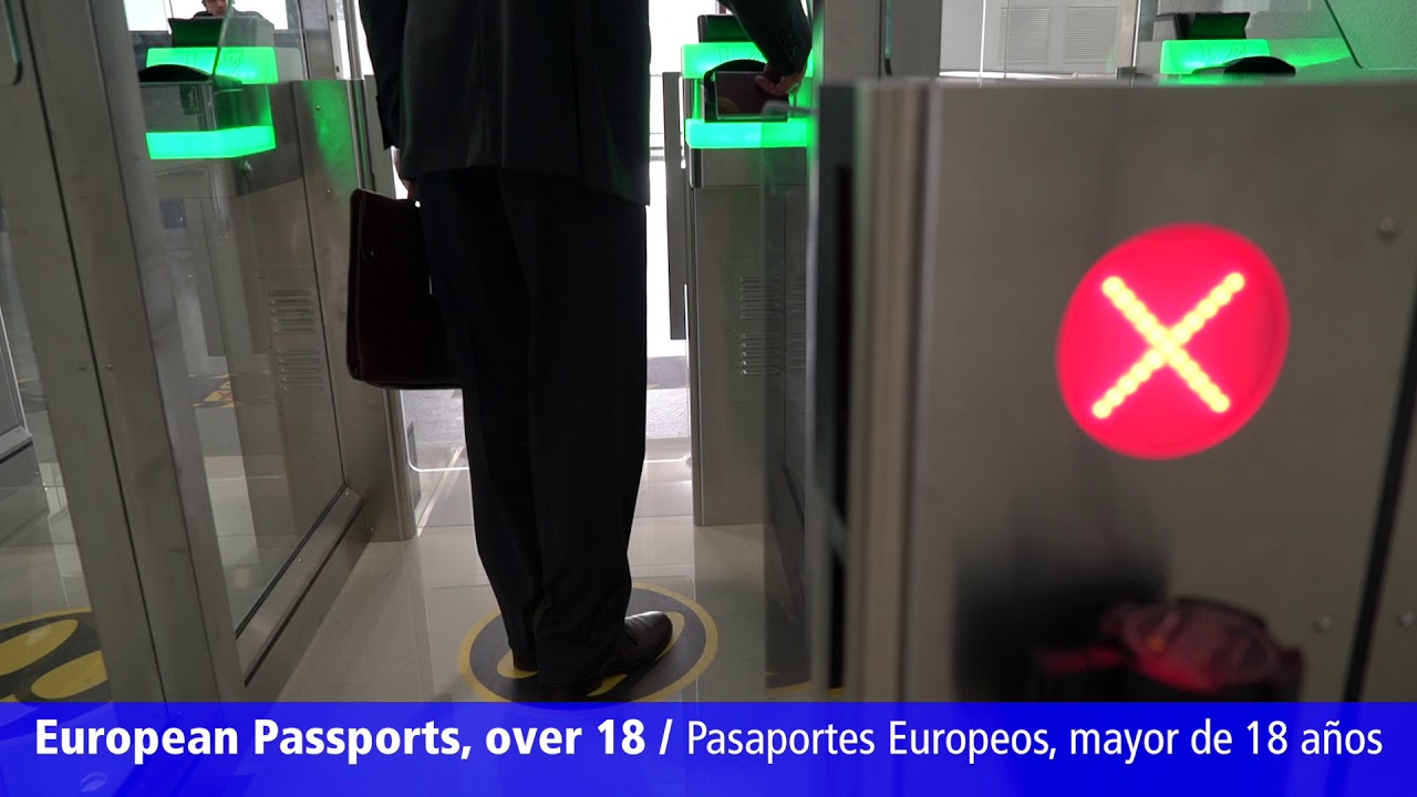 Llegadas Control Pasaportes