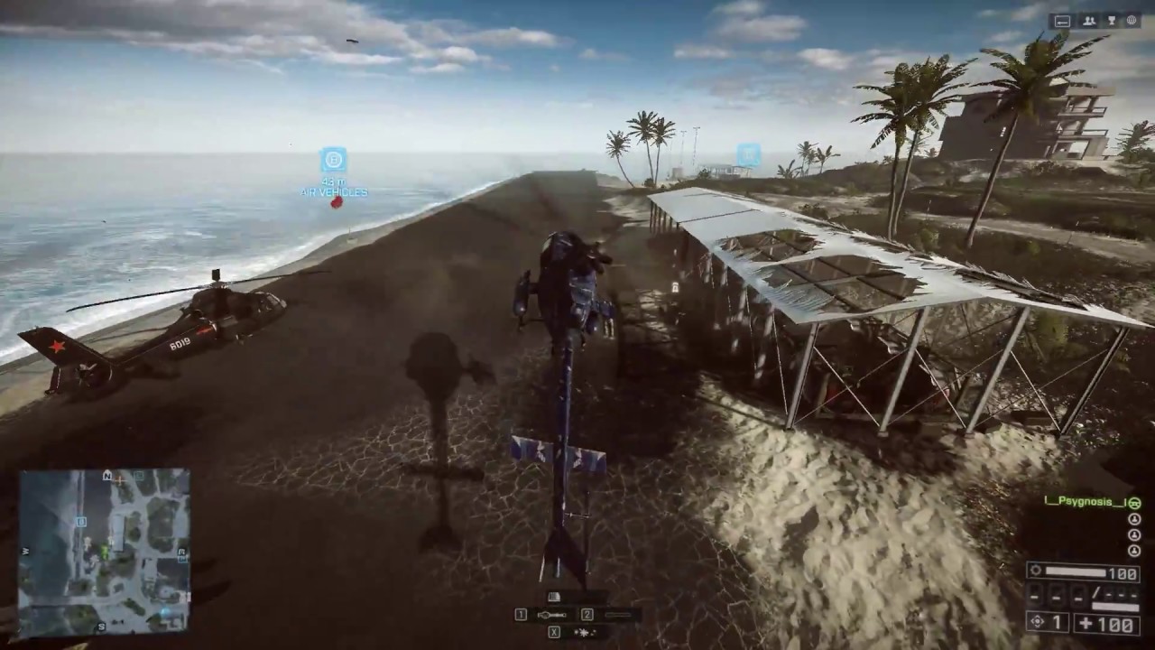 Battlefield 4 I CN Side Vehicles In Test Range I 1440p 60fps