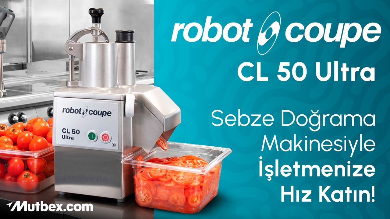 Robot Coupe CL50 Ultra Sebze Doğrama Makinesi | İşletmenize Güç Katın! #robotcoupe #sebze