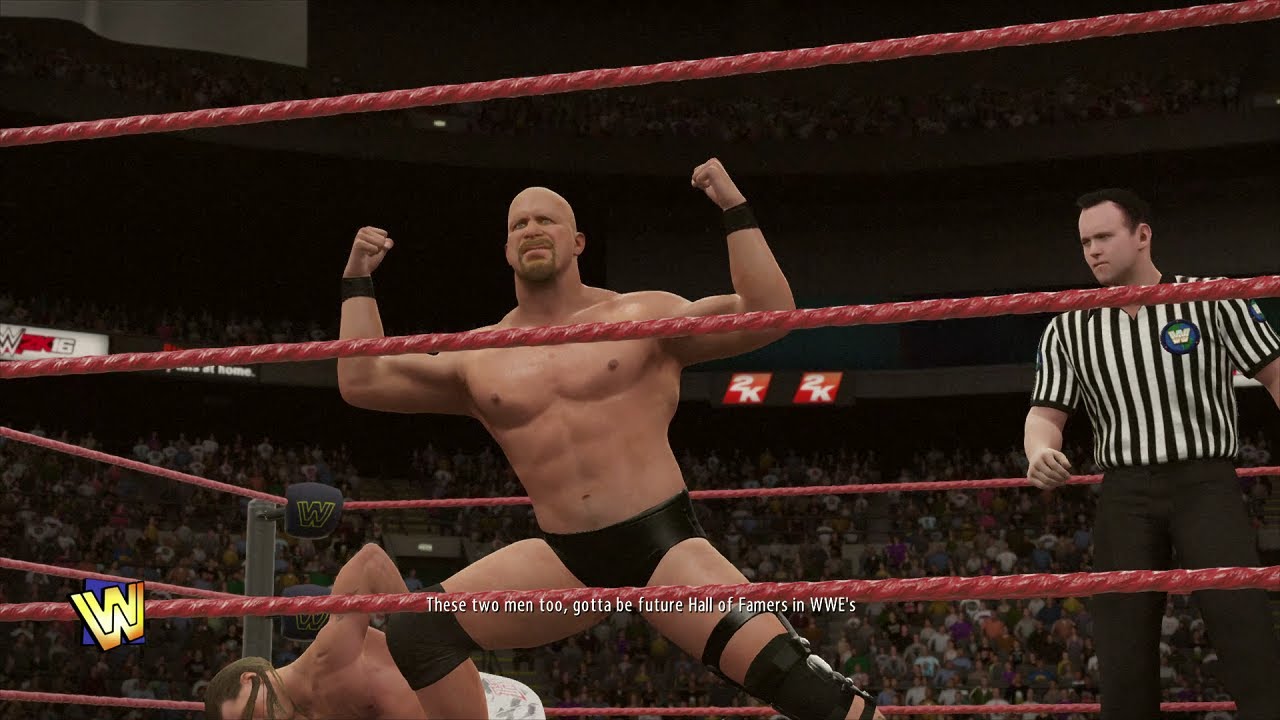 WWE 2K16 (PS4) Стив Остин 3:16 Часть 5: Стоун Колд против Шона Майклза, Король ринга 1997