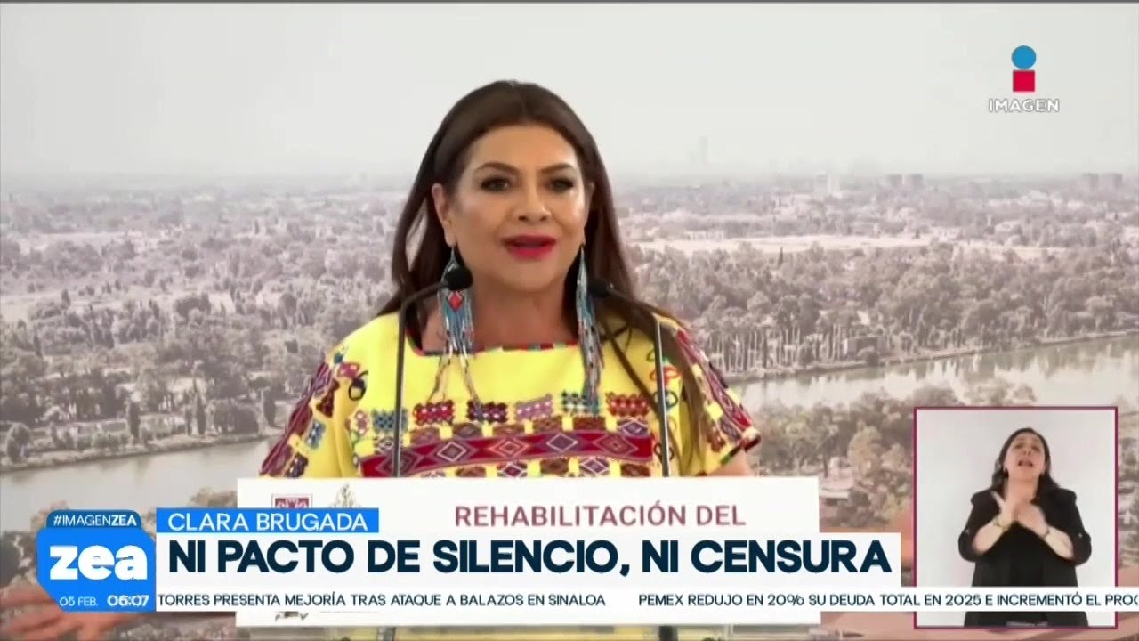 "Ni pacto, ni censura": Clara Brugada sobre ocultar hechos violentos en medios de comunicación | Zea