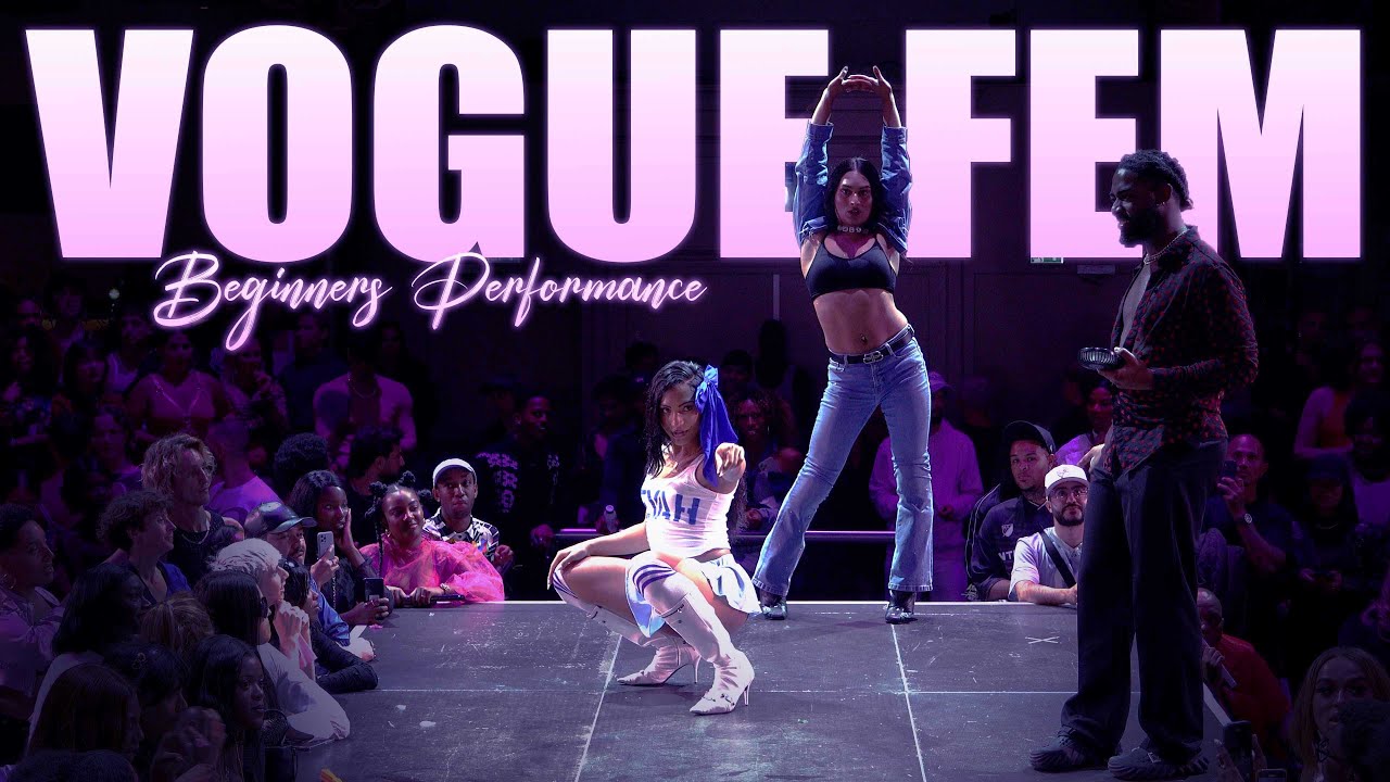 VOGUING - VOGUE FEM - Beginners Performance [Front View] at The  Femme Queendom Ball