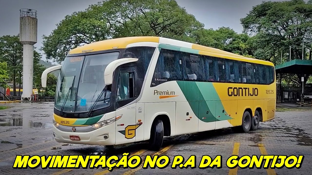 Movimentação na garagem e ponto de apoio da Gontijo em Belo Horizonte - MG