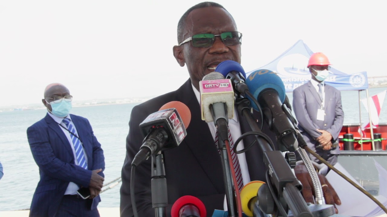 Baptême officiel du nouveau remorqueur du Port Autonome de Pointe-Noire, dénommé OUBANGUI.