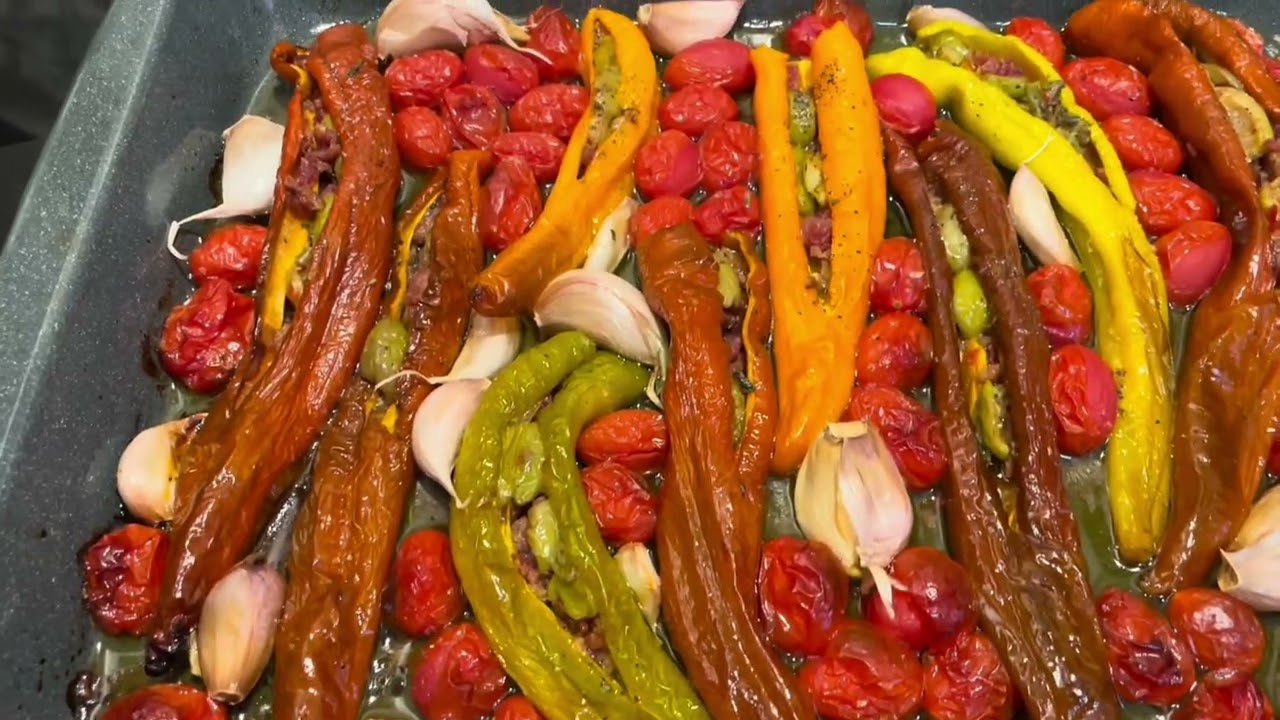 Stuffed banana peppers bursting with flavour. So simple, so good you'll get 2 meals.